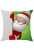 Sexy Cute Funny Curious Santa Claus Pattern Pillow Cover